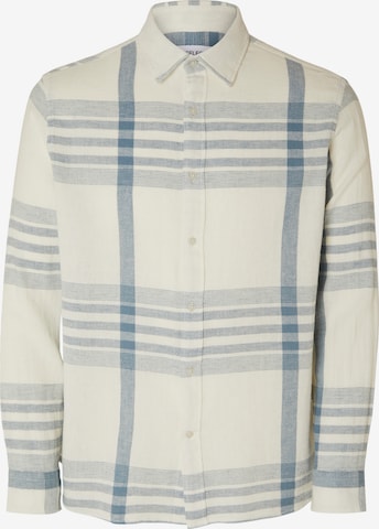 SELECTED HOMME - Ajuste regular Camisa 'Callum' en beige: frente