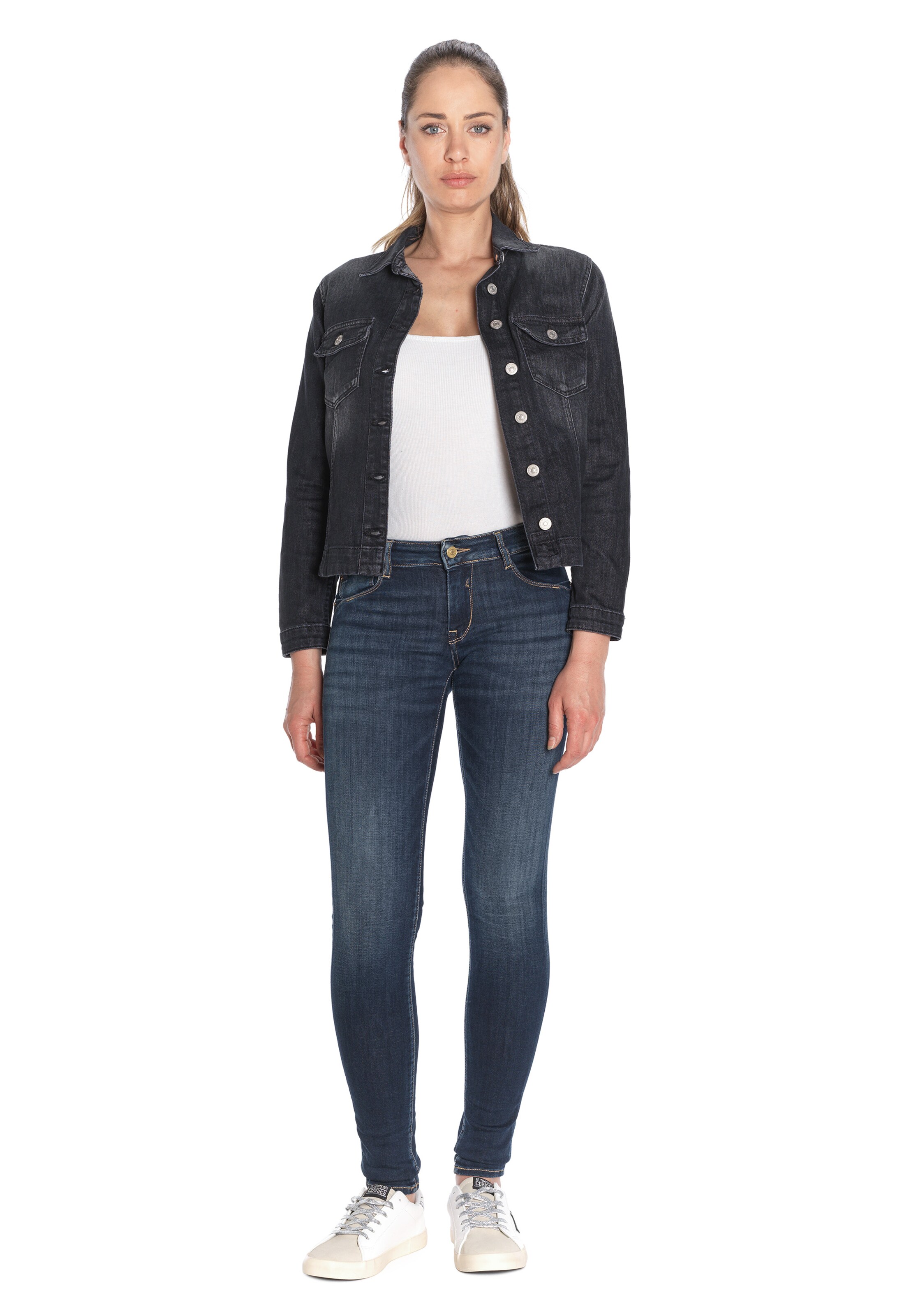Le Temps Des Cerises Skinny Jeans 'Pulp' in Blau: Vorderseite
