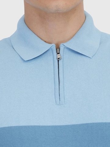 Ramsey Knit Cardigan in Blue