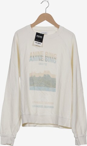 Anine Bing Sweatshirt & Zip-Up Hoodie in M in White: front