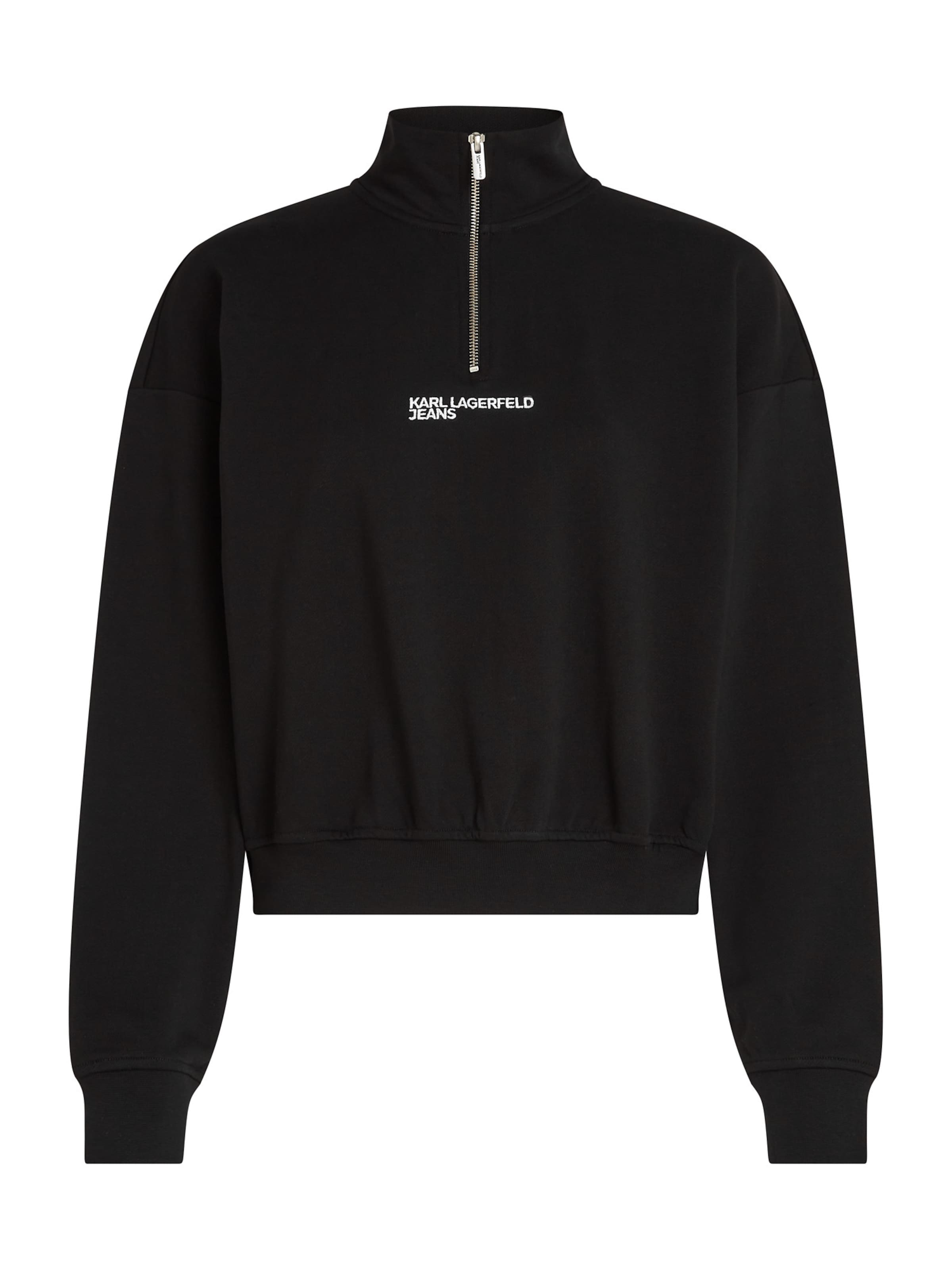 KARL LAGERFELD JEANS - Sudadera en negro: frente