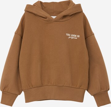 s.Oliver Sweatshirt in Brown: front