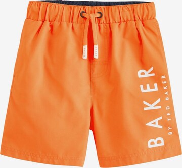 Baker by Ted Baker Плавательные шорты в Оранжевый: спереди