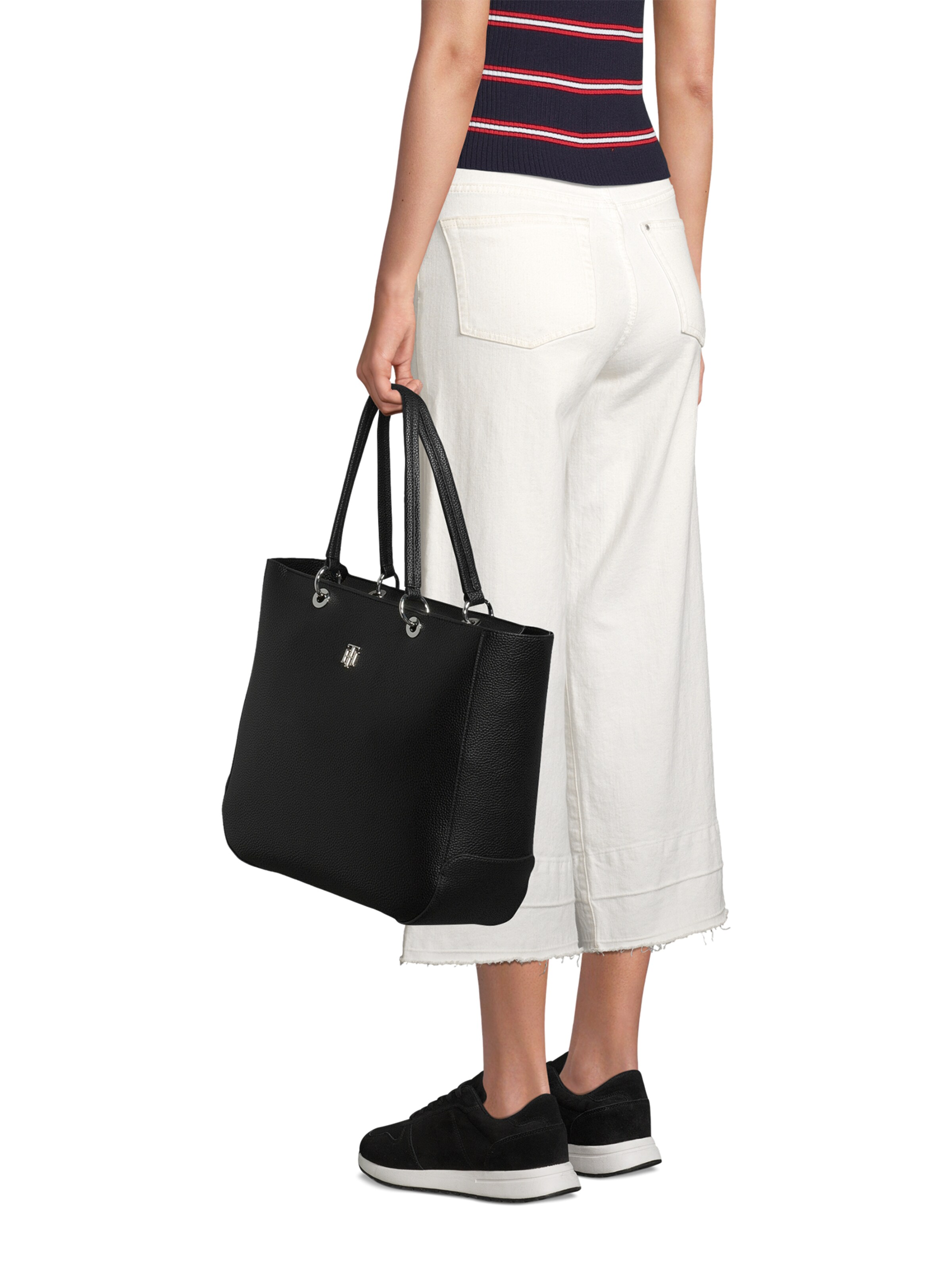 tommy hilfiger shopper schwarz