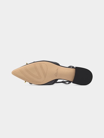 Balerini cu curea glezna 'Sensa15' de la CLARKS pe negru: jos
