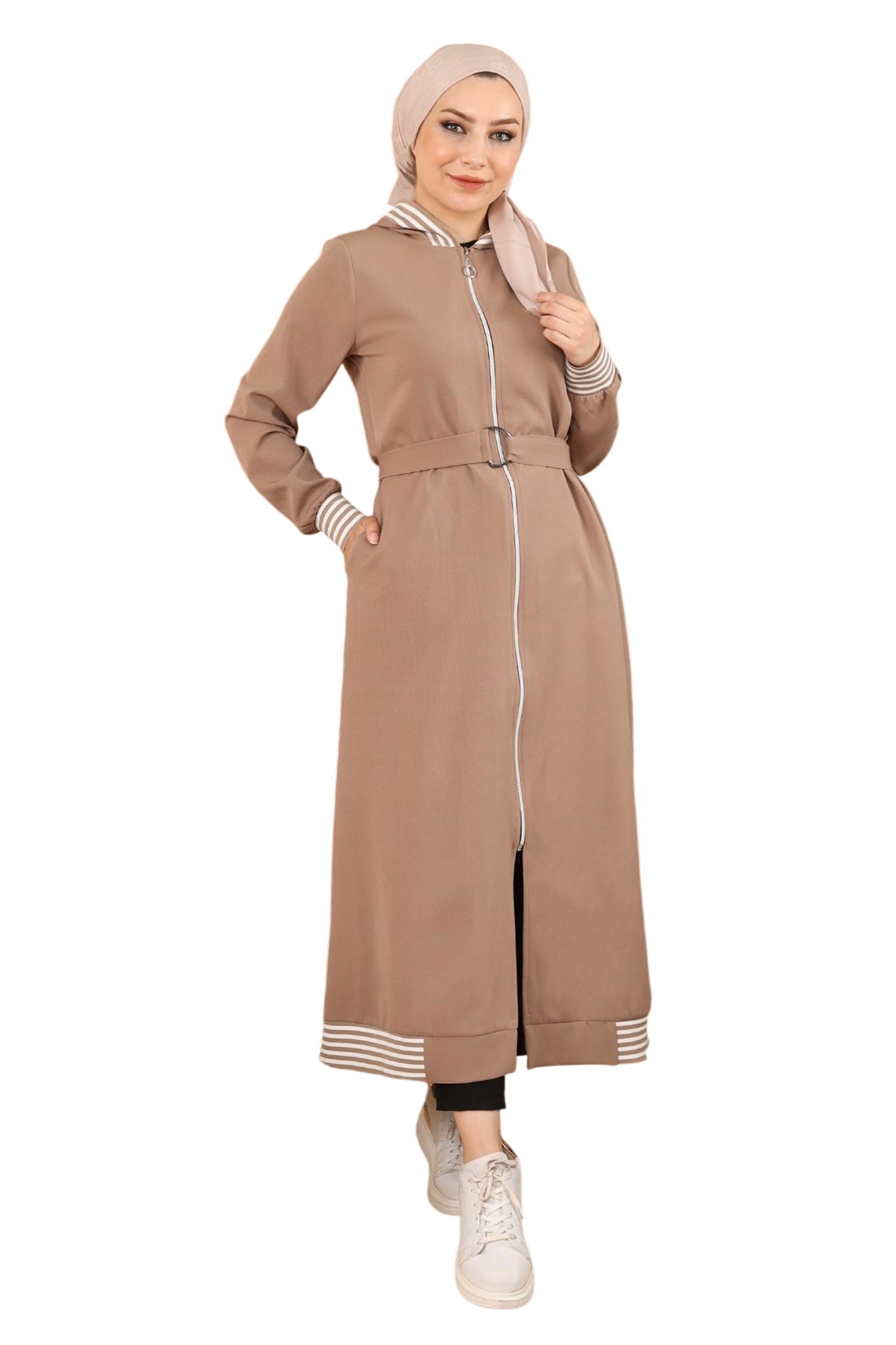 MODAMIHRAM Übergangsmantel in Braun