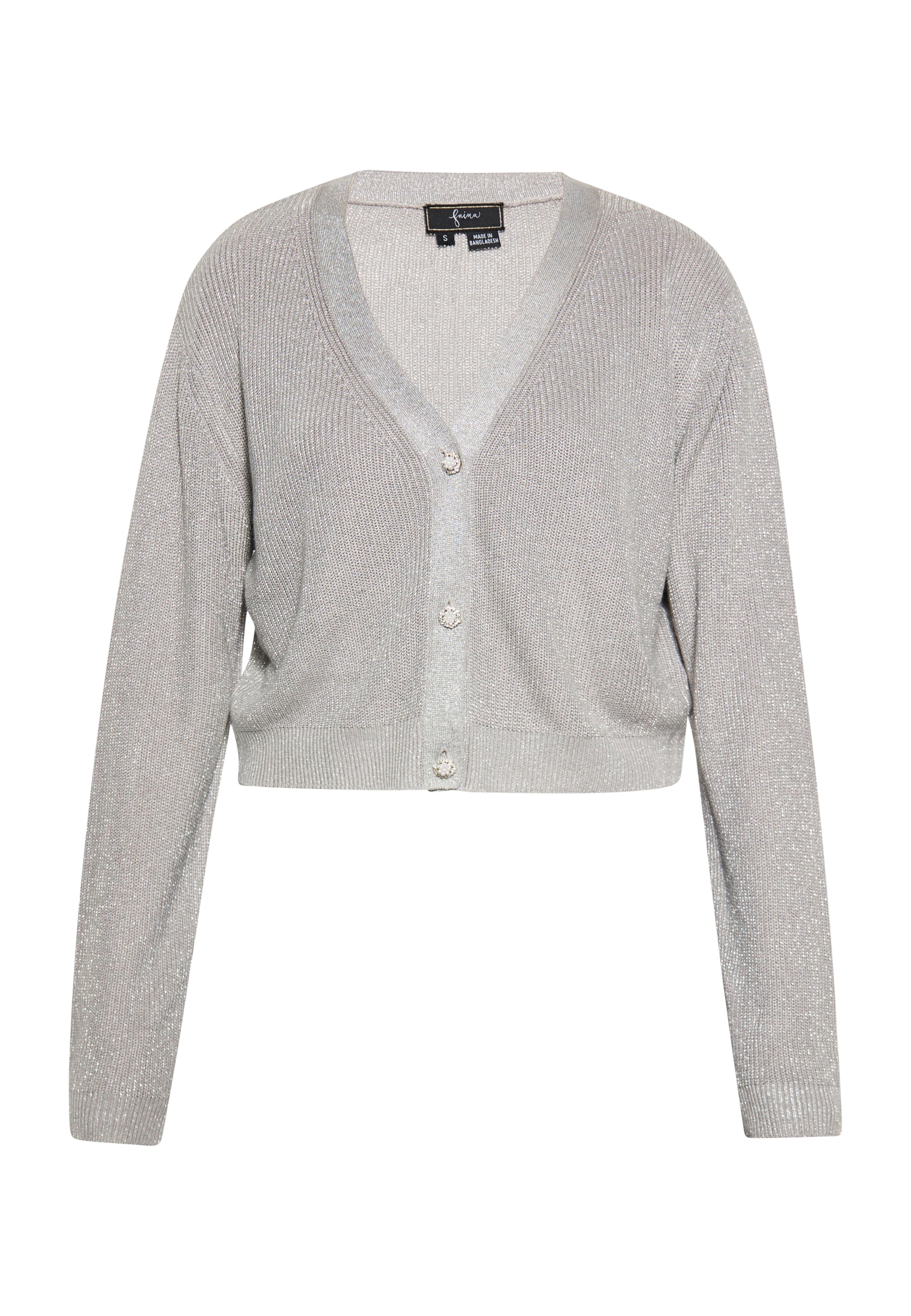 faina Kardigán - Sivá: predná strana