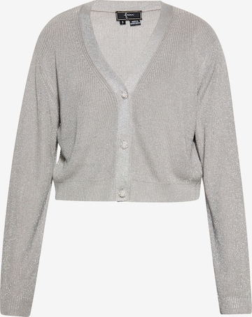 faina Knit Cardigan in Grey: front