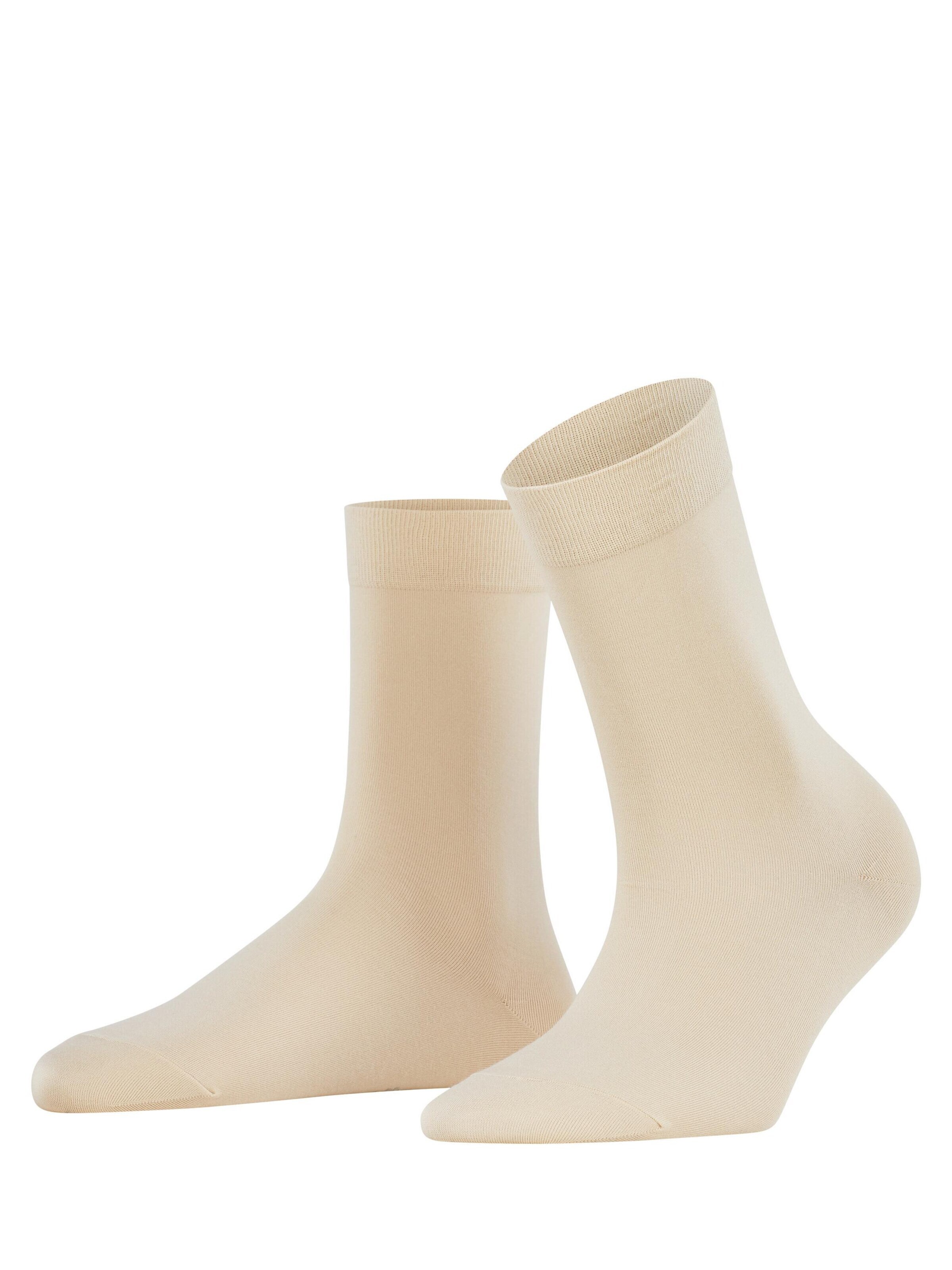 FALKE Socken 'Cotton Touch'‌‌‌‌‌‌‌ in Beige: Vorderseite