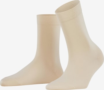 FALKE Socken 'Cotton Touch' in Beige: Vorderseite