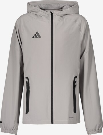 ADIDAS PERFORMANCE Sportjacke 'Tiro 25 Competition' in Grau: Vorderseite