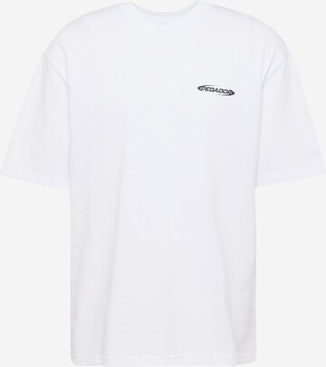 T-Shirt Pegador en blanc : devant