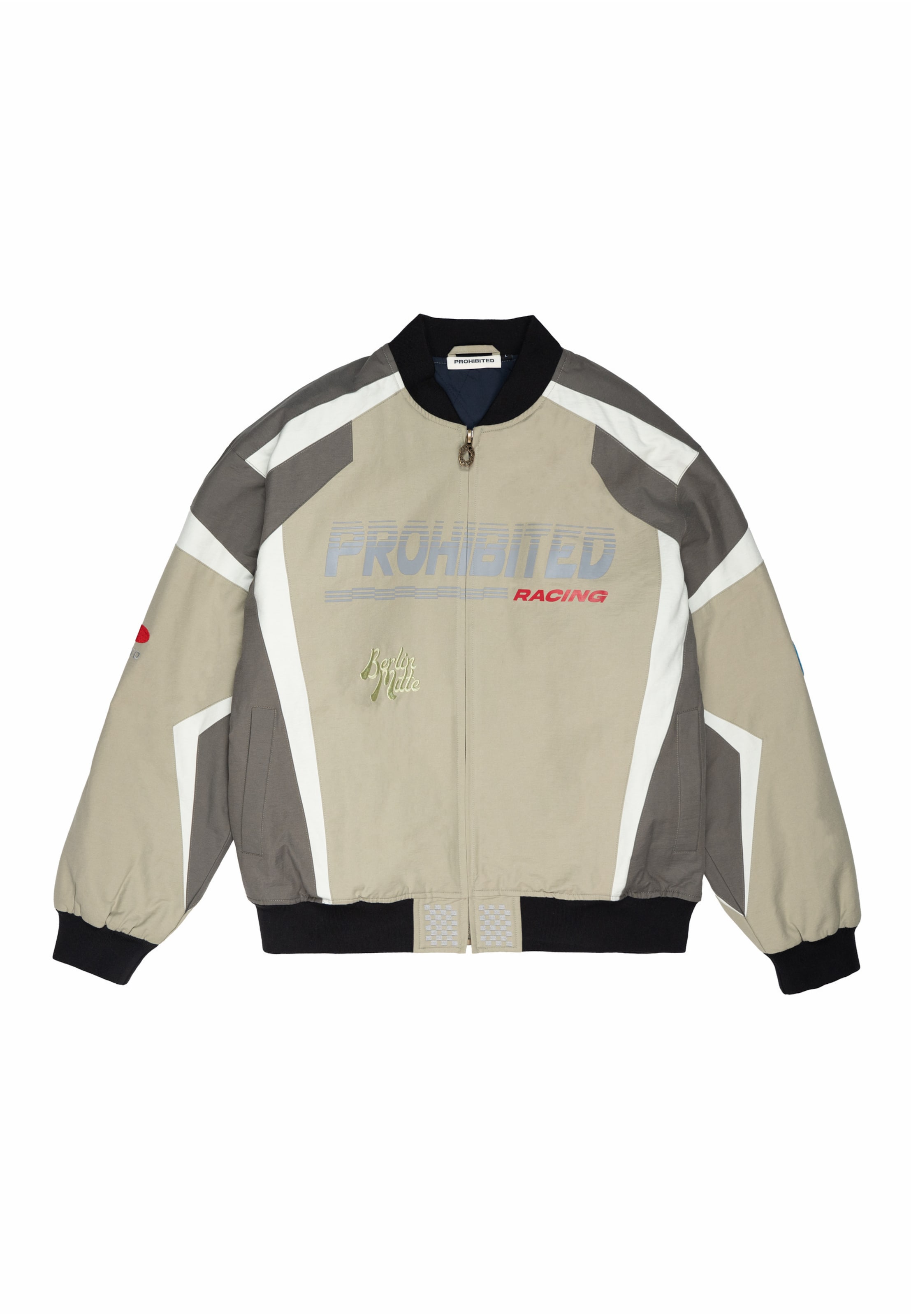 Veste mi-saison 'Hyperlane Racing' Prohibited en vert : devant