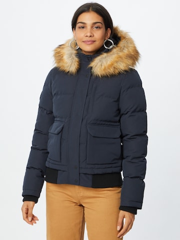 Superdry - Casaco de inverno 'Everest' em azul: frente