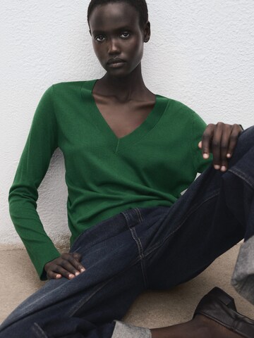 MANGO Svetr 'LUCCAV' – zelená