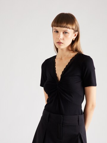 ABOUT YOU Shirt 'Elora' in Schwarz: Vorderseite