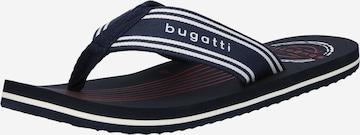 bugatti - Sandalias de dedo 'Flato' en azul: frente