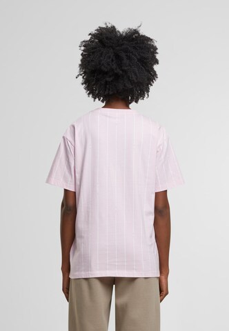 T-shirt 'Signature Pinstripe Os' Karl Kani en rose