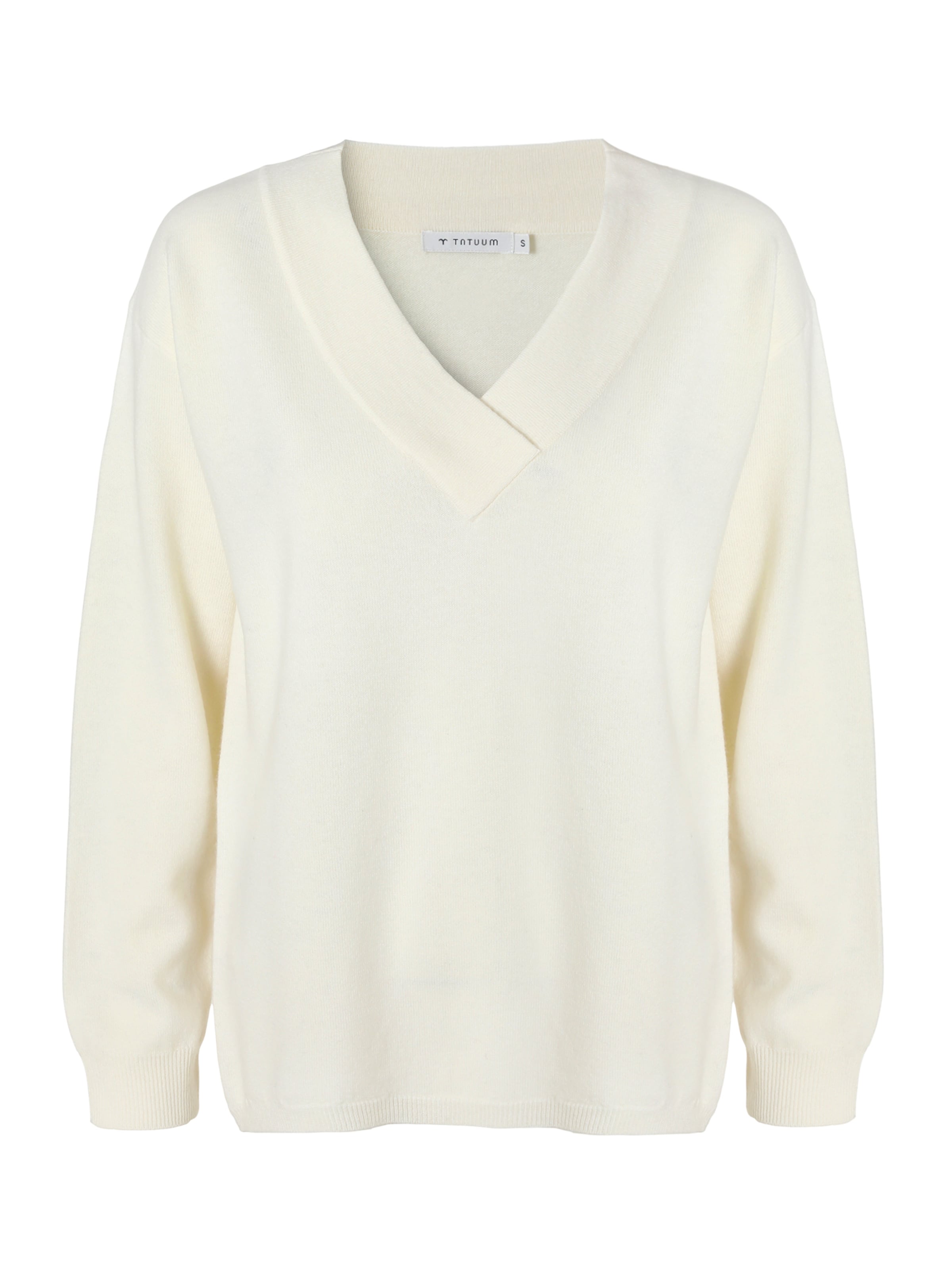 TATUUM Μπλούζα φούτερ 'KASZMI' σε λευκό: μπροστά