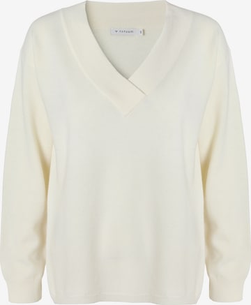 TATUUM Sweatshirt 'KASZMI' i hvid: forside