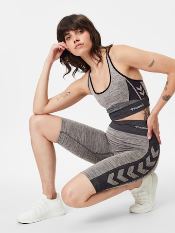 Hummel Bralette Sports Top in Grey