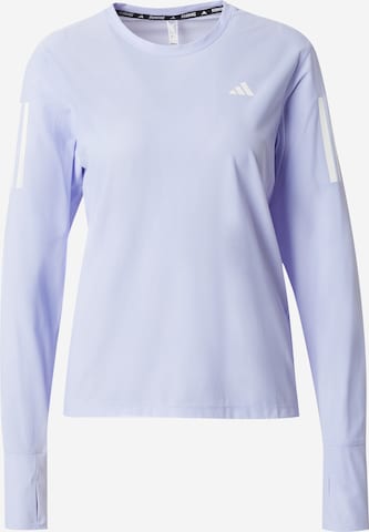 ADIDAS PERFORMANCE Функционална тениска 'Own The Run' в лилав: отпред