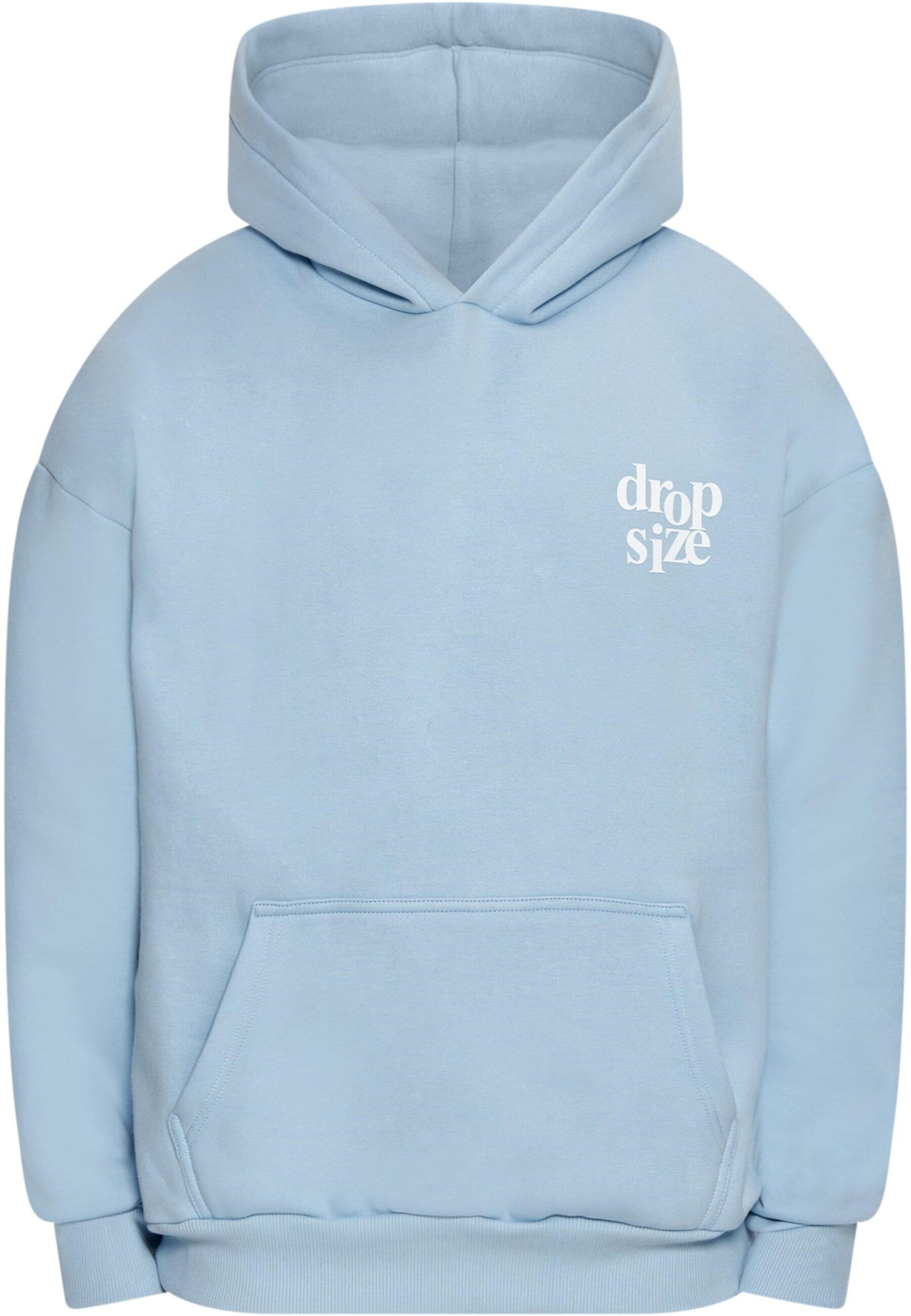 Bluză de molton de la Dropsize pe albastru: față