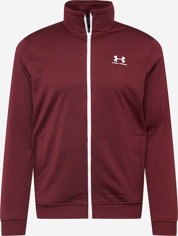 UNDER ARMOUR Trainingsjack in Rood: voorkant