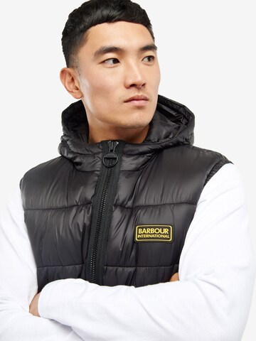 Barbour International Vest 'Bobber' in Black