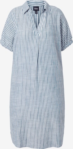 Ulla Popken Jurk in Blauw: voorkant