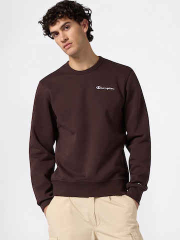 Champion Authentic Athletic Apparel Sweatshirt in Bruin: voorkant