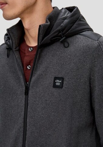 Vestes en maille s.Oliver en gris