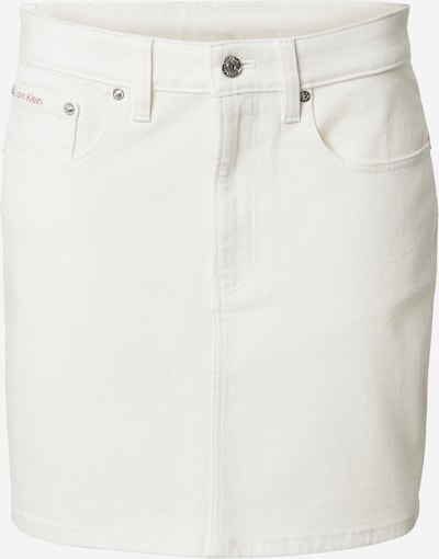 Sijonas iš Calvin Klein Jeans, spalva – balto džinso spalva, Prekių apžvalga