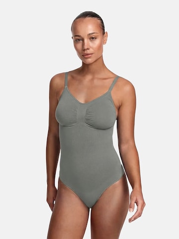 cfab Shaping bodysuit 'Bodysuit Sculpting Shapewear mit Slip' in Grey