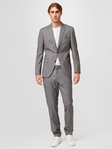 BOSS Black Regular Suit 'Huge' in Grey