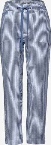 STREET ONE Loosefit Broek in Blauw: voorkant