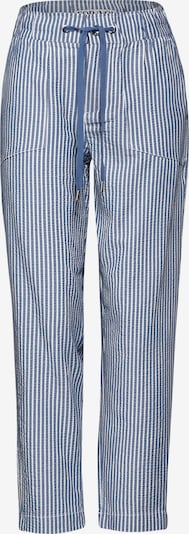 STREET ONE Pantalon en bleu / blanc, Vue avec produit