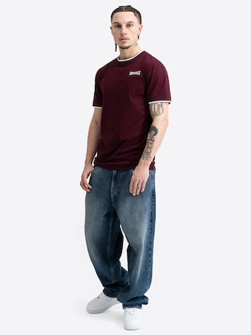 LONSDALE - Camiseta 'Quin' en rojo