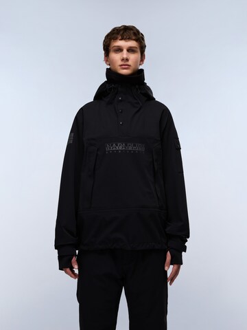 NAPAPIJRI Přechodná bunda 'C-Arver' – černá: přední strana