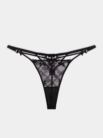 Gianna Bellucci Thong 'Anna Thongs' in Black: front