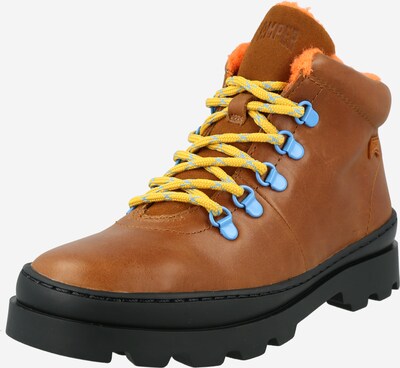 CAMPER Bottes en bleu clair / cognac / jaune, Vue avec produit