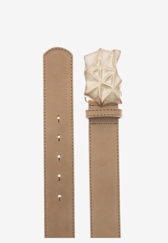 Cassandra Accessoires Belt 'Triangles' in Beige