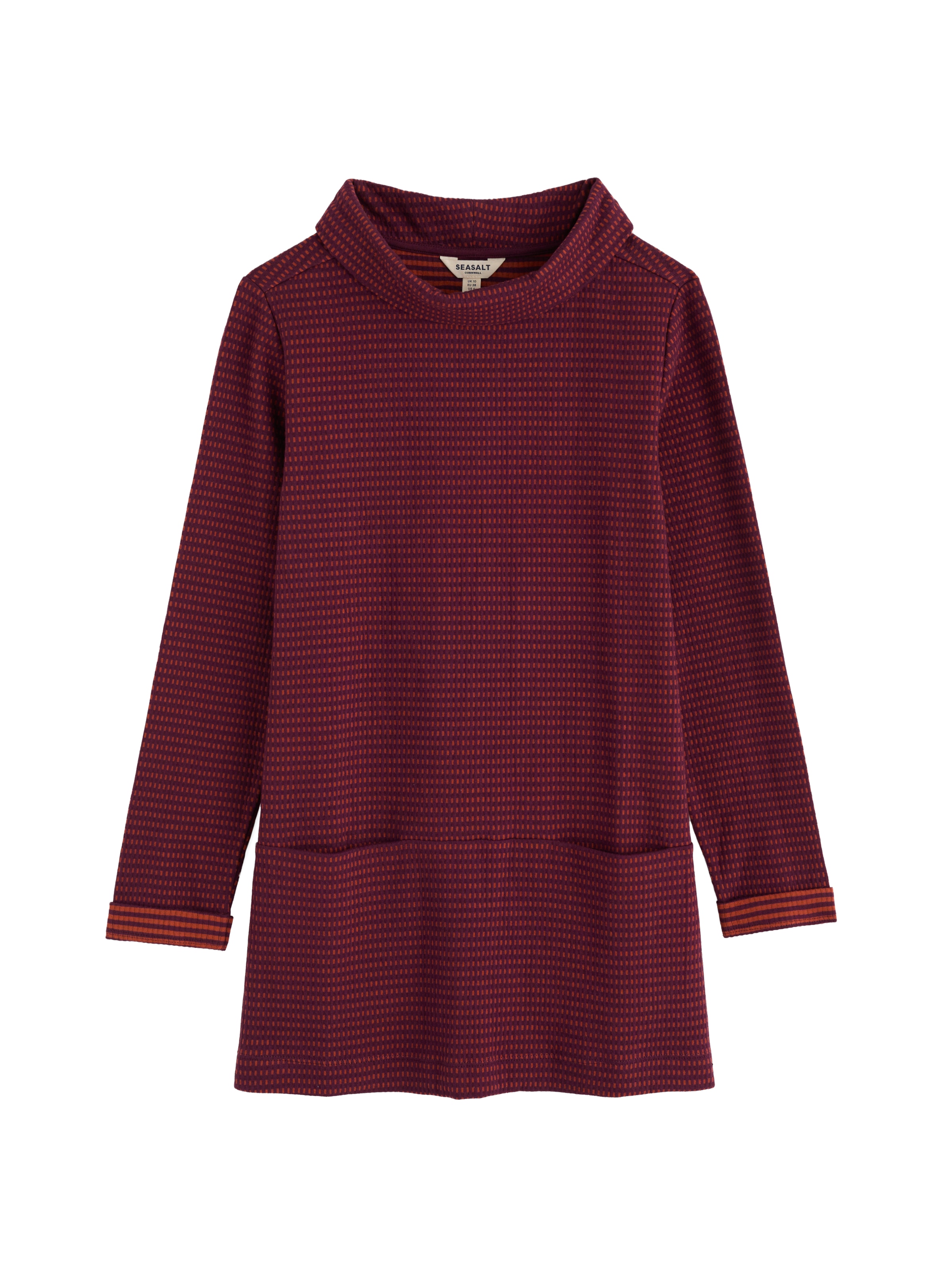 Seasalt Cornwall Collegepaita 'Mawgan Porth' värissä punainen: etupuoli