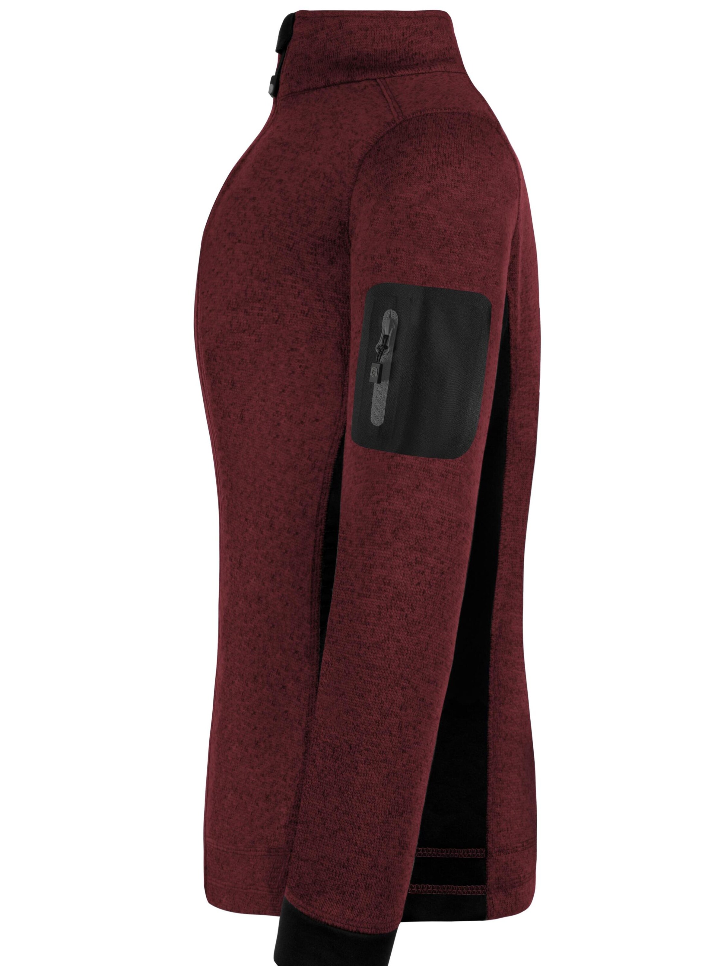 normani Funktionsfleecejacke 'Pukaskwa' in Rot