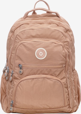 Mindesa Backpack in Beige: front