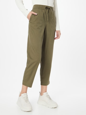 GAP Loosefit Broek in Groen: voorkant