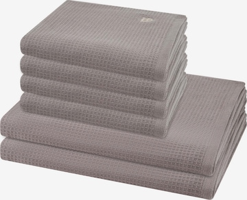ROSS Towel 'Pique' in Brown: front