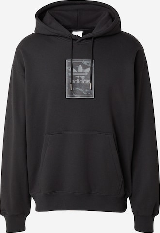 juoda ADIDAS ORIGINALS Megztinis be užsegimo: priekis