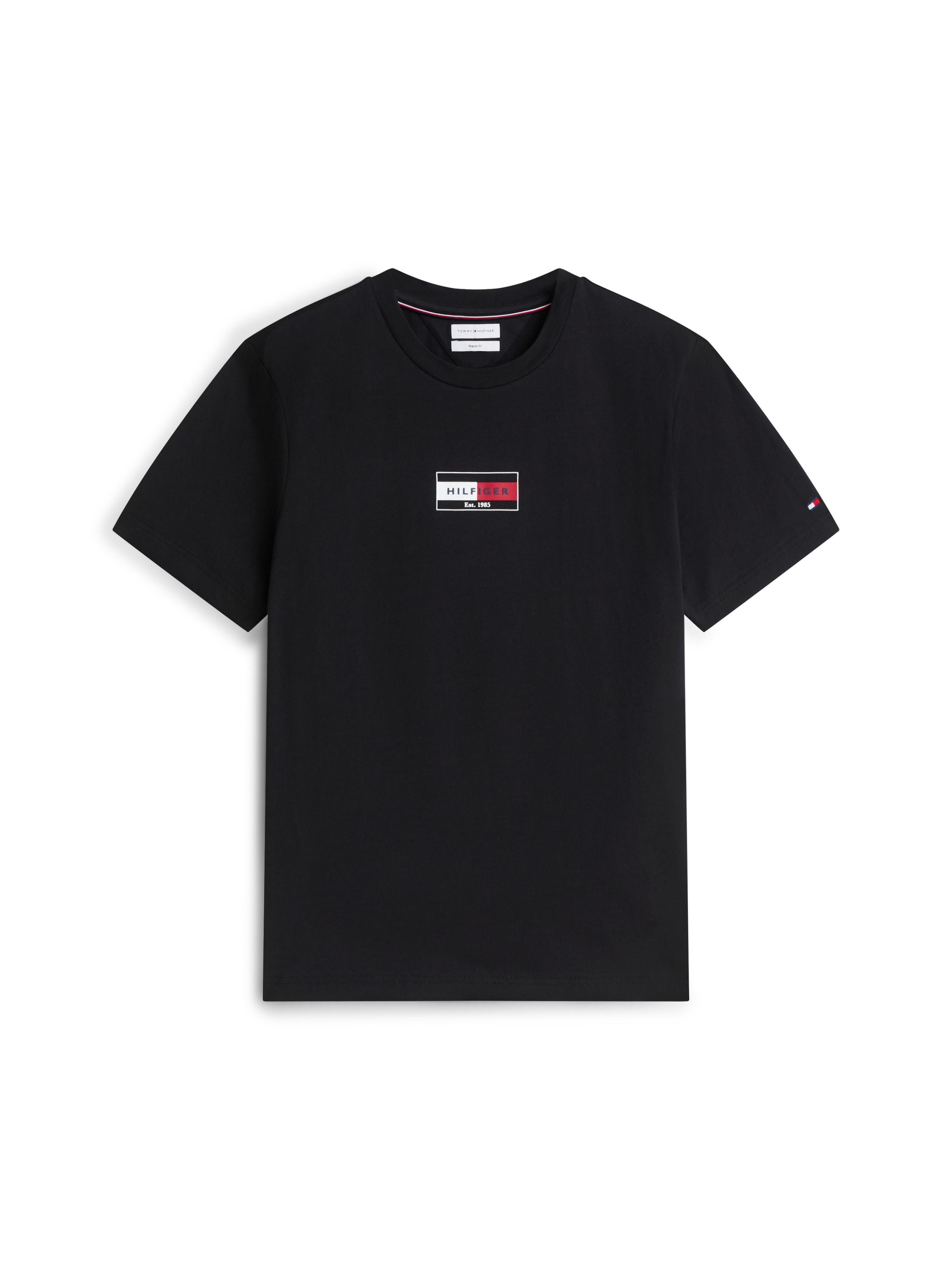TOMMY HILFIGER - Camiseta 'LOVE' en negro: frente