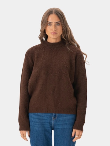 TeeShoppen Pullover 'Hazel' in Braun: Vorderseite